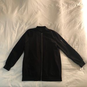 Oversized black jacket